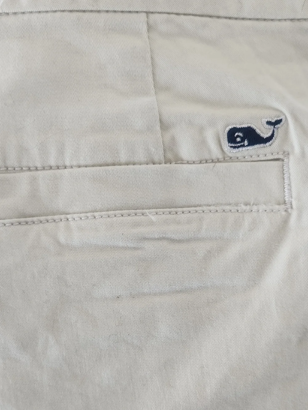 Vineyard Vines Cream Women's Chino Shorts - Picture 10 of 10